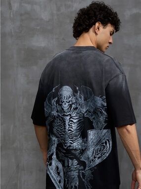 Aniqi skull knigth wash Tee